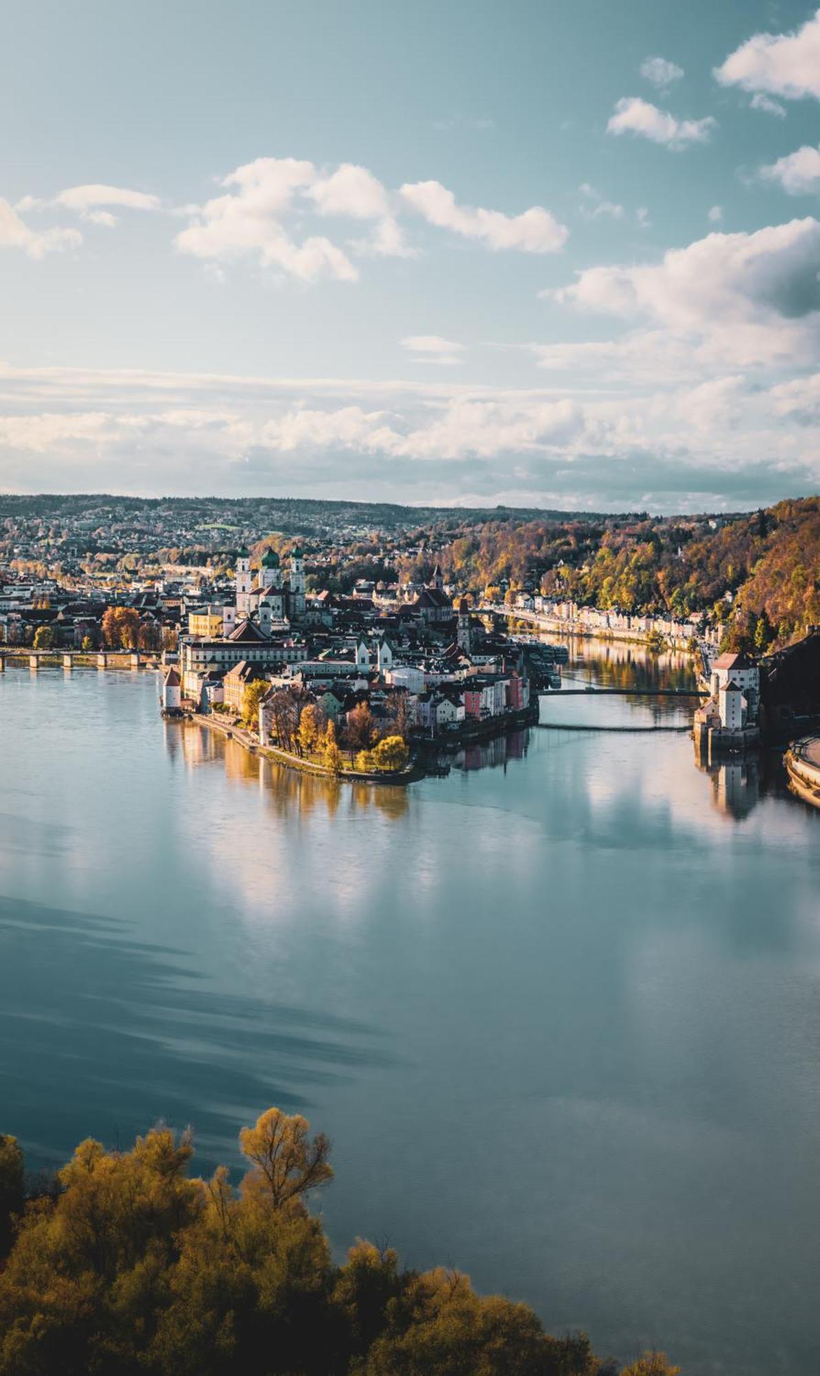 Apartment Passau A - Parken, Stilvoll, Modern & Cozy Im Zentrum Von Pasawa Zewnętrze zdjęcie